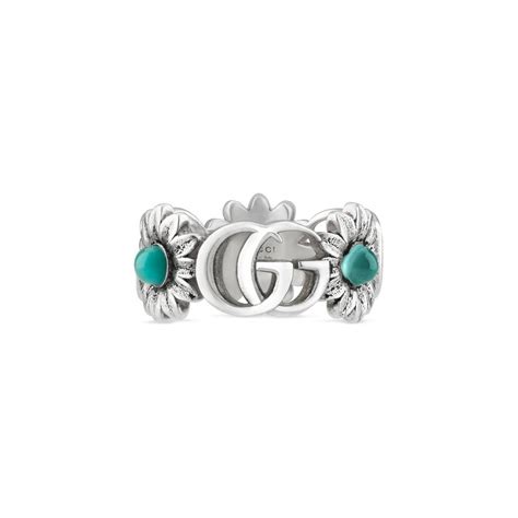 gucci blue ring|Gucci ring women.